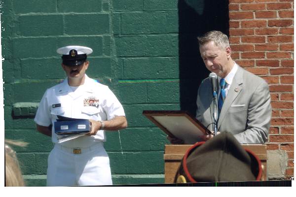 US Congressman Steven Lynch Gives Reads Citation